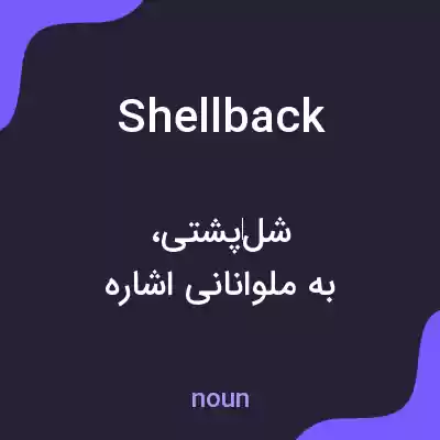 معنی shellback به فارسی معنی shellback به فارسی