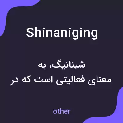 معنی shinaniging به فارسی معنی shinaniging به فارسی