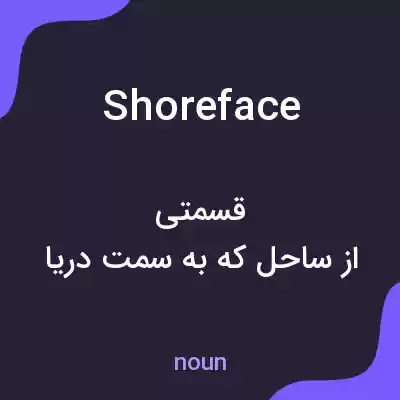 معنی shoreface به فارسی معنی shoreface به فارسی