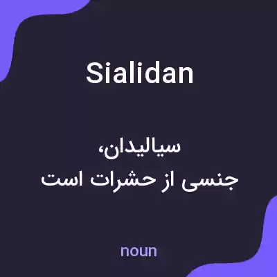معنی sialidan به فارسی معنی sialidan به فارسی