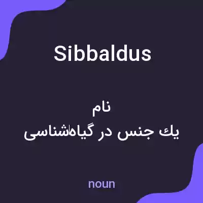 معنی sibbaldus به فارسی معنی sibbaldus به فارسی