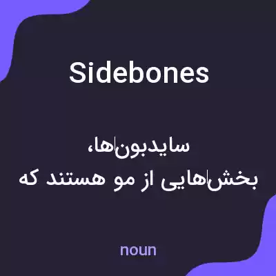 معنی sidebones به فارسی معنی sidebones به فارسی