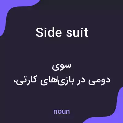 معنی side suit به فارسی معنی side suit به فارسی