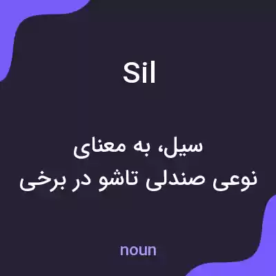 معنی sil به فارسی معنی sil به فارسی