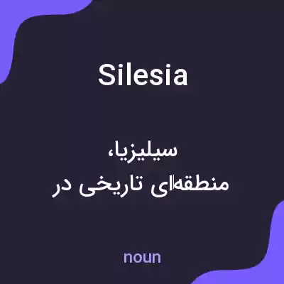 معنی silesia به فارسی معنی silesia به فارسی