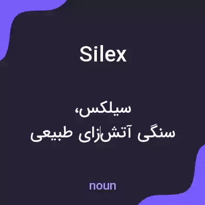 معنی silex به فارسی معنی silex به فارسی