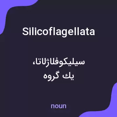 معنی silicoflagellata به فارسی معنی silicoflagellata به فارسی