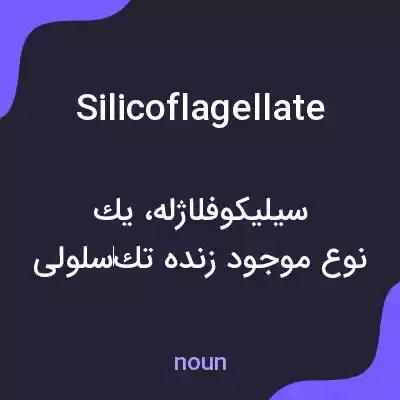 معنی silicoflagellate به فارسی معنی silicoflagellate به فارسی