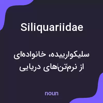 معنی siliquariidae به فارسی معنی siliquariidae به فارسی