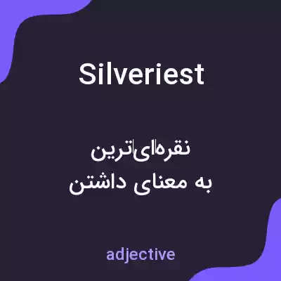 معنی silveriest به فارسی معنی silveriest به فارسی