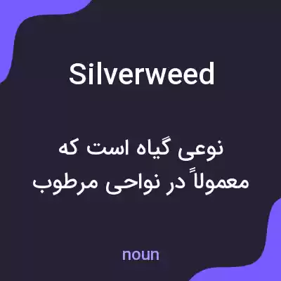 معنی silverweed به فارسی معنی silverweed به فارسی