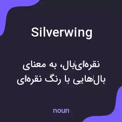 معنی silverwing به فارسی معنی silverwing به فارسی