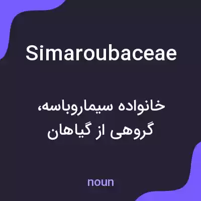 معنی simaroubaceae به فارسی معنی simaroubaceae به فارسی