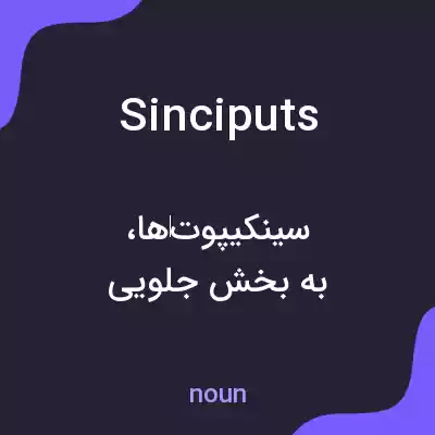 معنی sinciputs به فارسی معنی sinciputs به فارسی