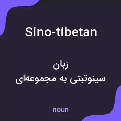 معنی sino-tibetan به فارسی معنی sino-tibetan به فارسی