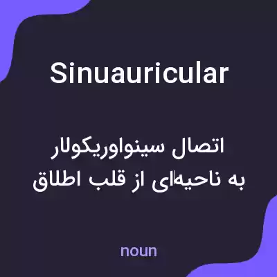 معنی sinuauricular به فارسی معنی sinuauricular به فارسی