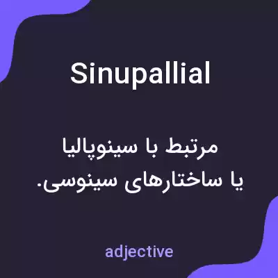 معنی sinupallial به فارسی معنی sinupallial به فارسی
