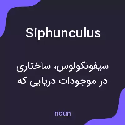 معنی siphunculus به فارسی معنی siphunculus به فارسی