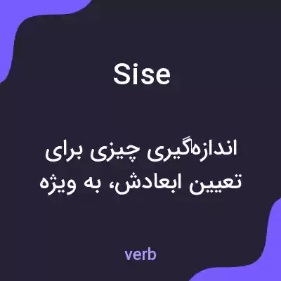 معنی sise به فارسی معنی sise به فارسی