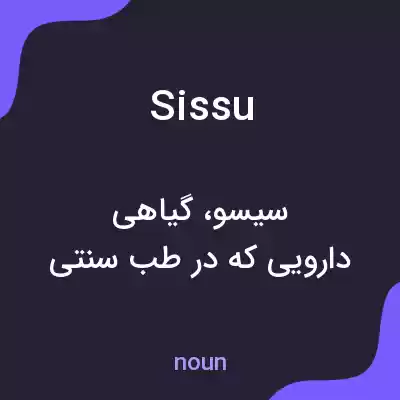 معنی sissu به فارسی معنی sissu به فارسی