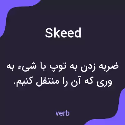 معنی skeed به فارسی معنی skeed به فارسی