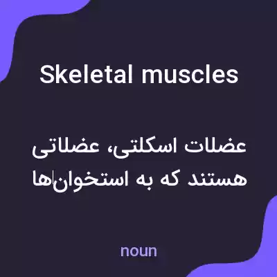 معنی skeletal muscles به فارسی معنی skeletal muscles به فارسی
