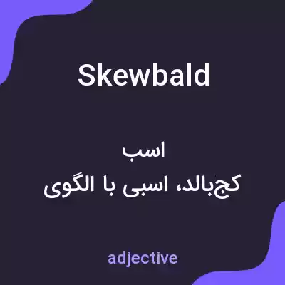معنی skewbald به فارسی معنی skewbald به فارسی