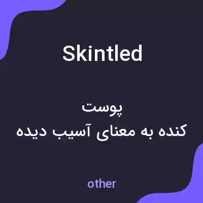 معنی skintled به فارسی معنی skintled به فارسی