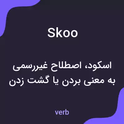 معنی skoo به فارسی معنی skoo به فارسی