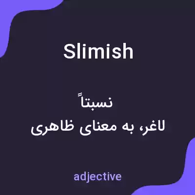 معنی slimish به فارسی معنی slimish به فارسی