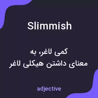 معنی slimmish به فارسی معنی slimmish به فارسی