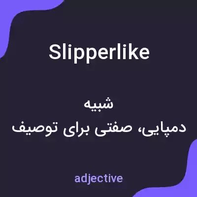 معنی slipperlike به فارسی معنی slipperlike به فارسی