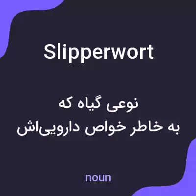معنی slipperwort به فارسی معنی slipperwort به فارسی