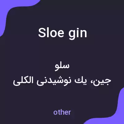 معنی sloe gin به فارسی معنی sloe gin به فارسی