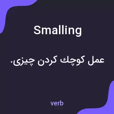 معنی smalling به فارسی معنی smalling به فارسی
