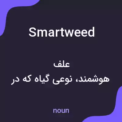 معنی smartweed به فارسی