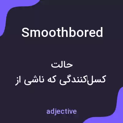 معنی smoothbored به فارسی معنی smoothbored به فارسی