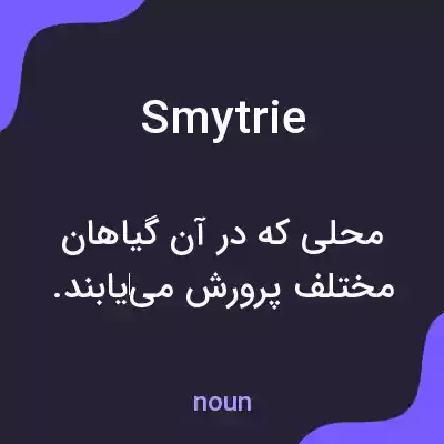معنی smytrie به فارسی معنی smytrie به فارسی