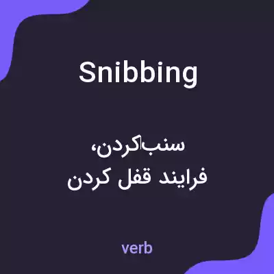 معنی snibbing به فارسی معنی snibbing به فارسی