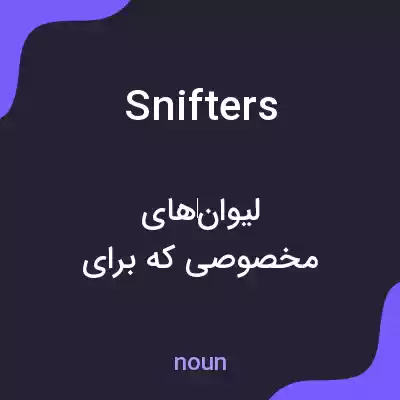 معنی snifters به فارسی معنی snifters به فارسی