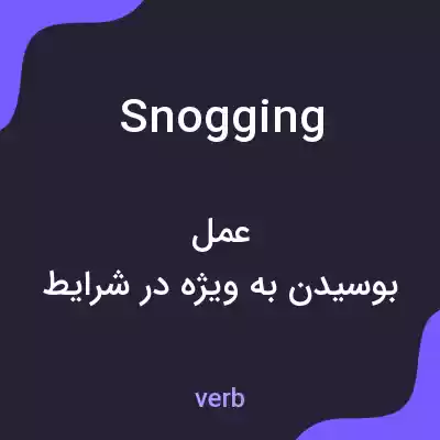 معنی snogging به فارسی معنی snogging به فارسی