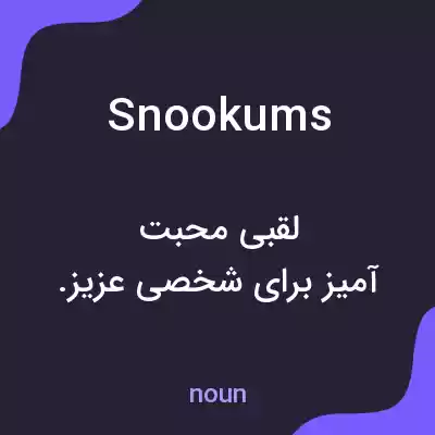 معنی snookums به فارسی معنی snookums به فارسی