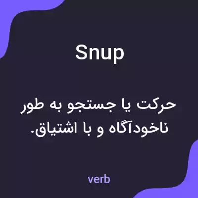 معنی snup به فارسی معنی snup به فارسی