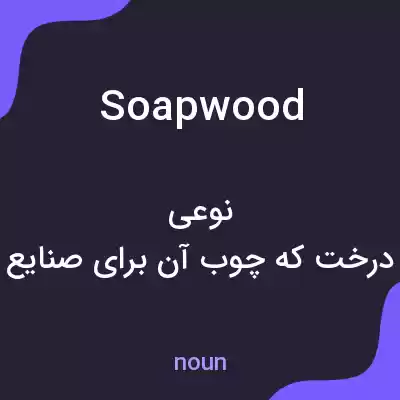 معنی soapwood به فارسی معنی soapwood به فارسی