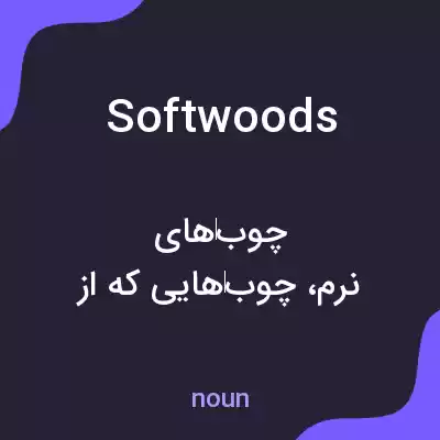 معنی softwoods به فارسی معنی softwoods به فارسی