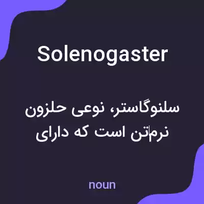 معنی solenogaster به فارسی معنی solenogaster به فارسی