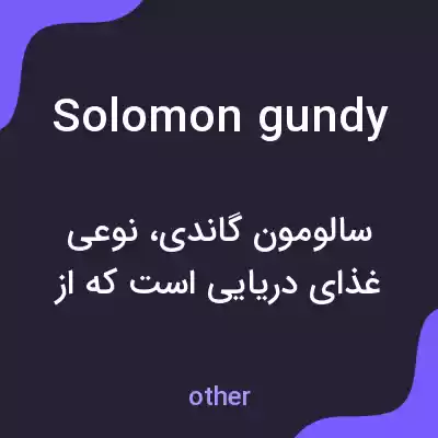 معنی solomon gundy به فارسی معنی solomon gundy به فارسی