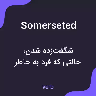معنی somerseted به فارسی معنی somerseted به فارسی