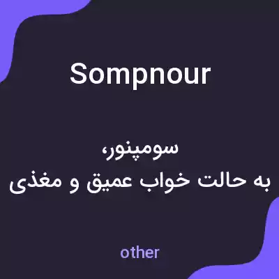 معنی sompnour به فارسی معنی sompnour به فارسی