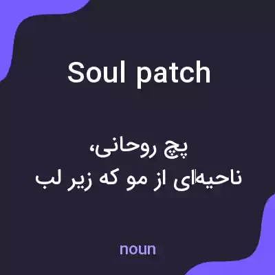 معنی soul patch به فارسی معنی soul patch به فارسی